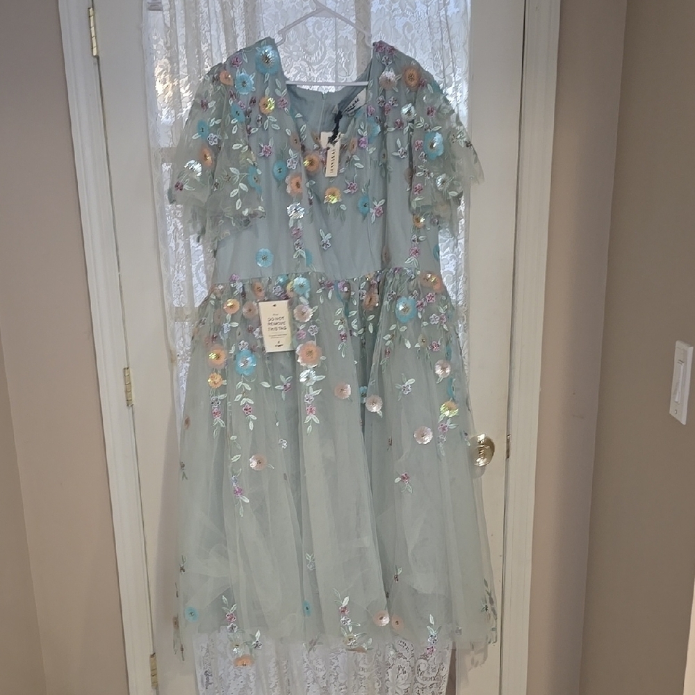 JessaKae Floral Embroidered Dress